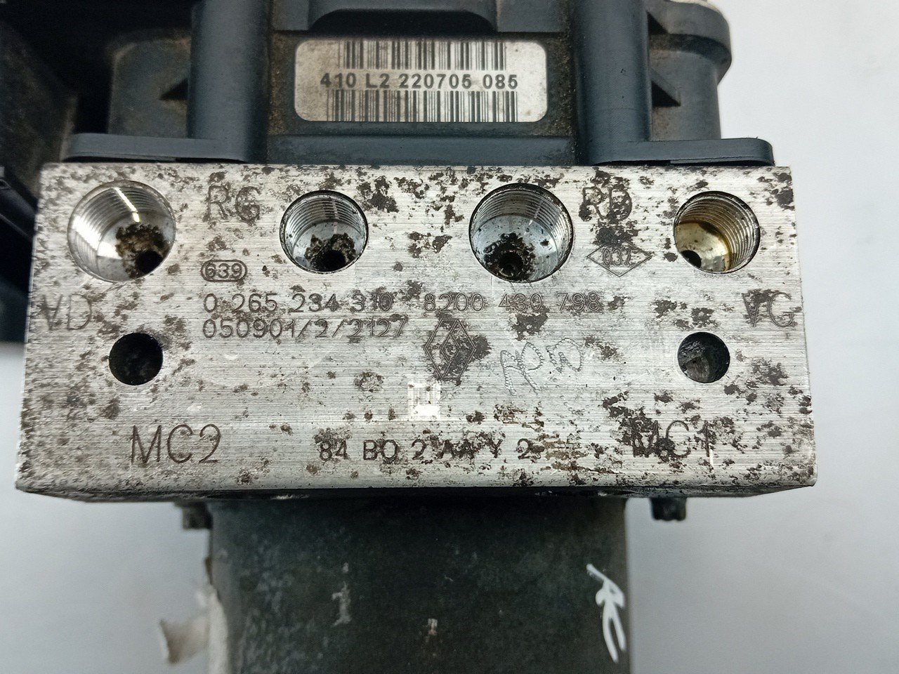 Calculateur ABS RENAULT Grand Scénic II (JM0/1_) Imagem-3