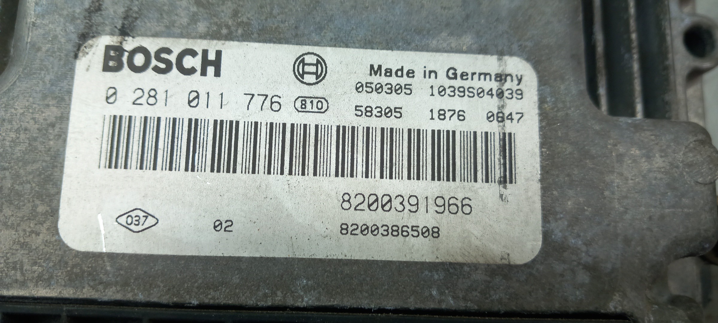 Centralina motor / ECU RENAULT Grand Scénic II (JM0/1_) Imagem-3