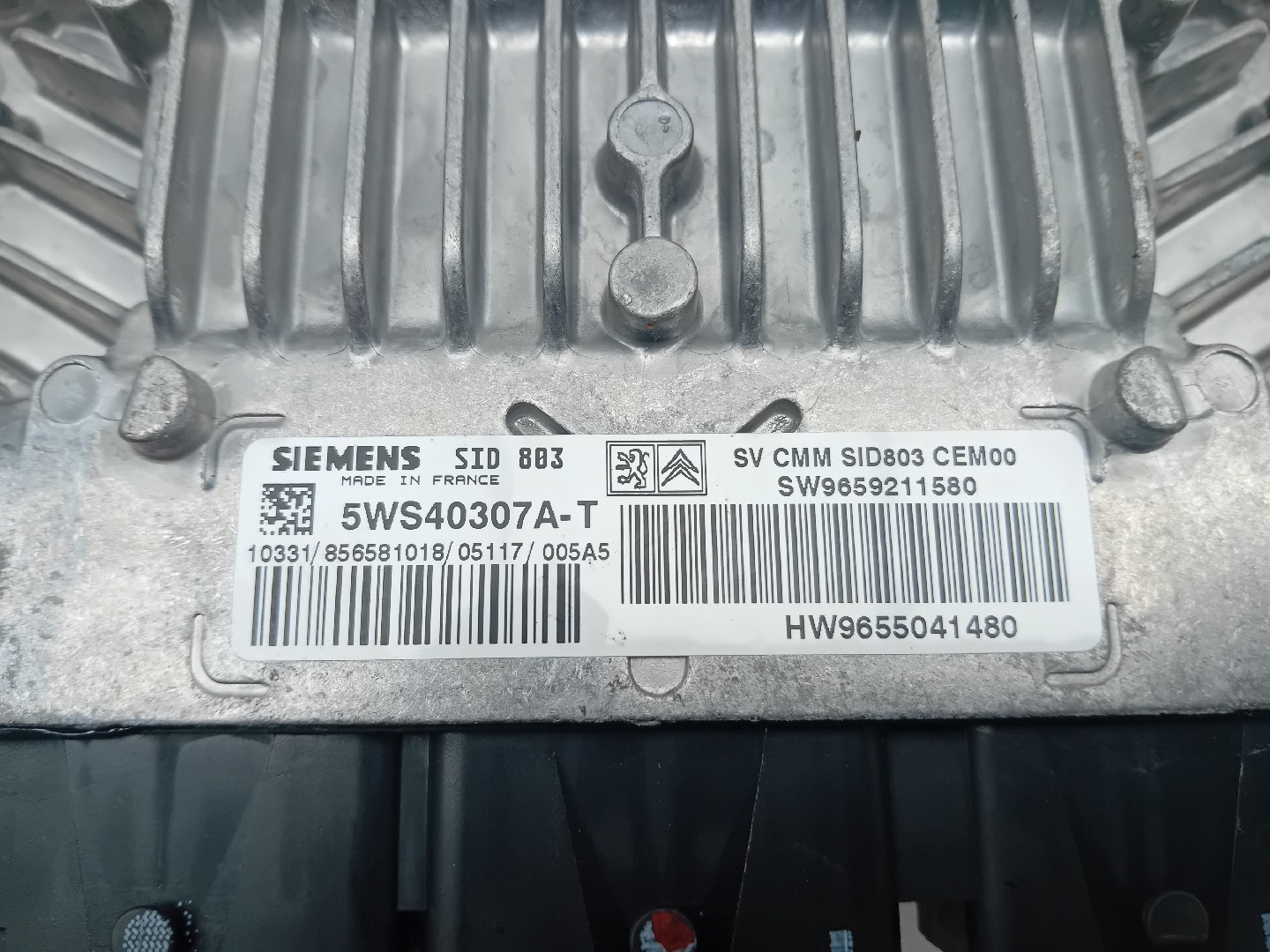 Centralina motor / ECU CITROËN C5 II (RC_) Imagem-3