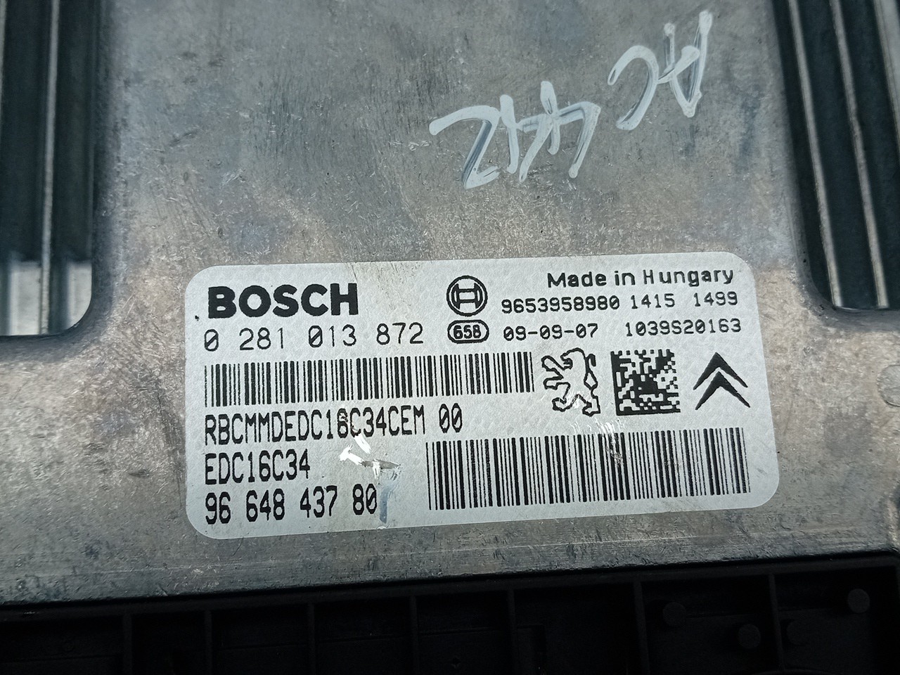 Centralina motor / ECU PEUGEOT 407 (6D_) Imagem-3