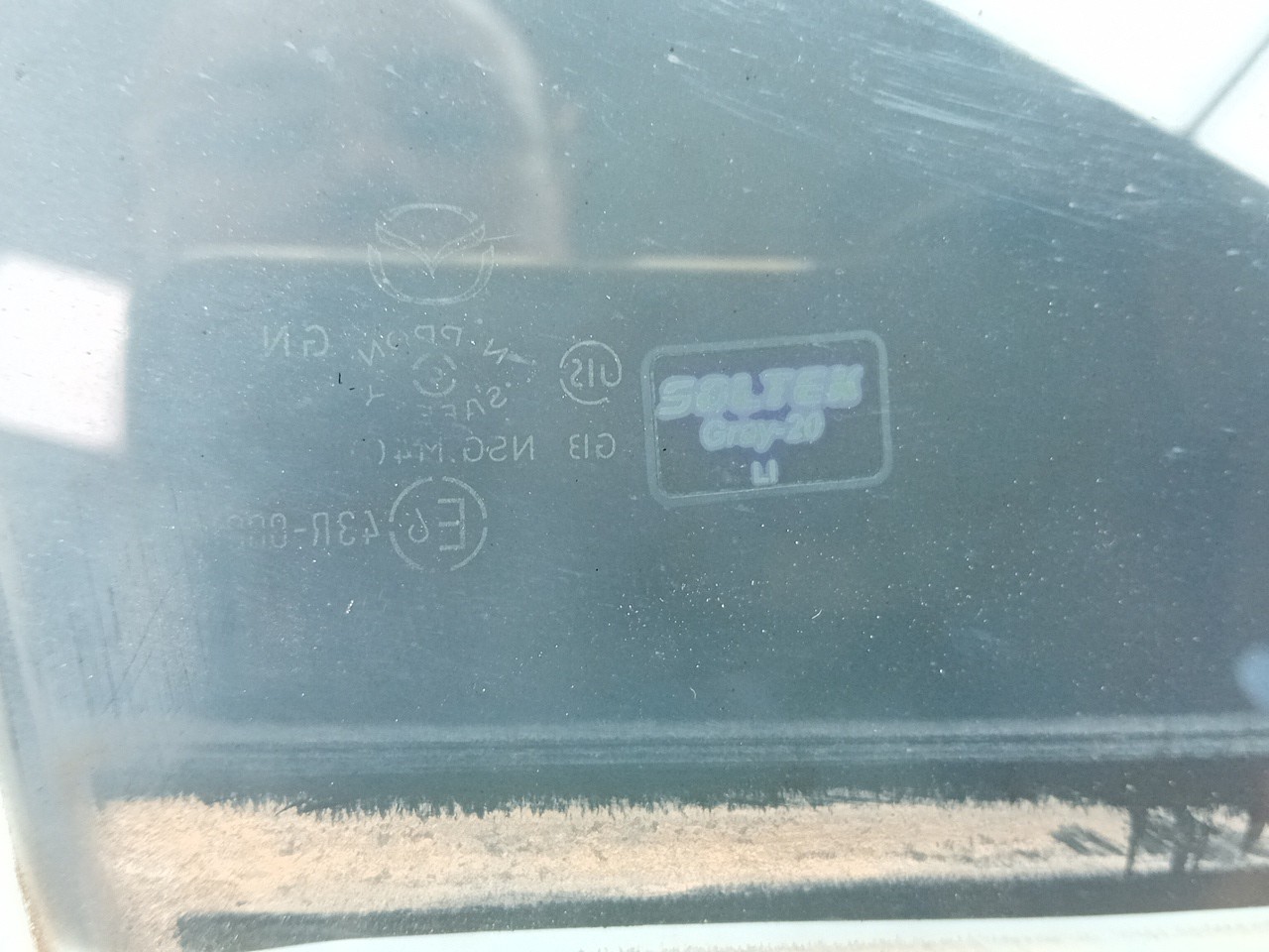 Left front door glass MAZDA 6 Sedan (GH) Imagem-1