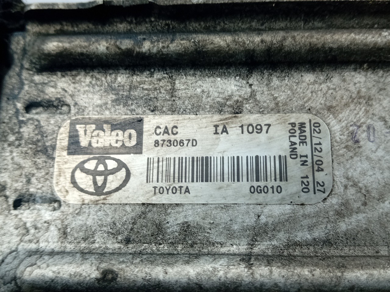 Radiador del intercooler TOYOTA Avensis Liftback (_T25_) Imagem-2