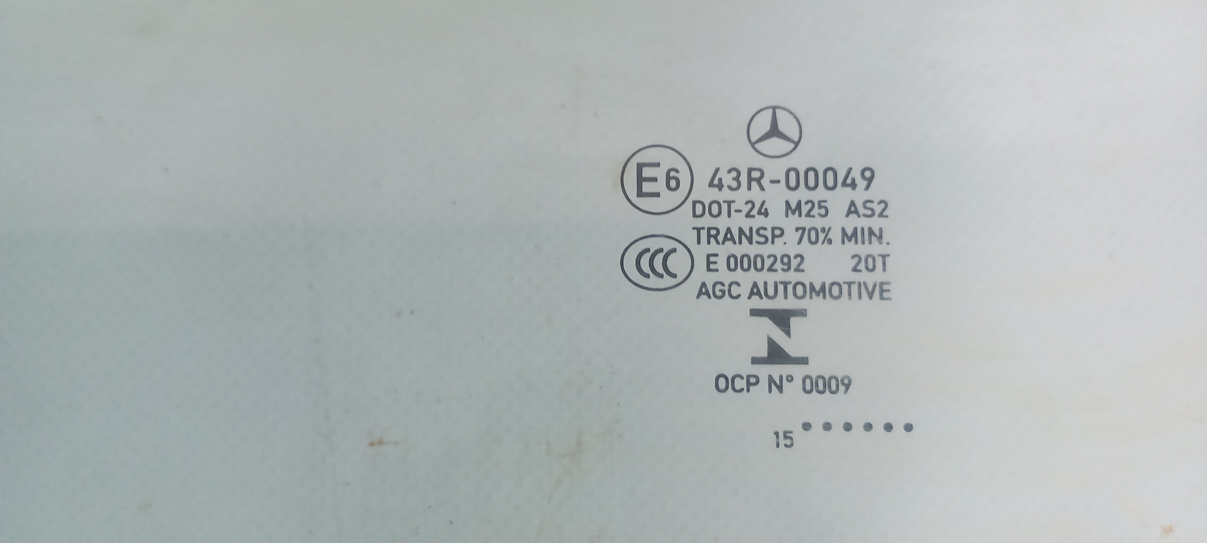 Left front door glass MERCEDES-BENZ Classe B (W246, W242) Imagem-1