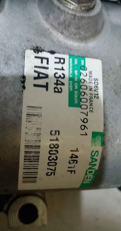 Compressor AC ALFA ROMEO Mito (955_) Imagem-2