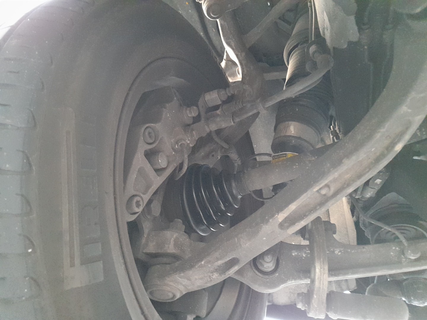 Left front steering knuckle