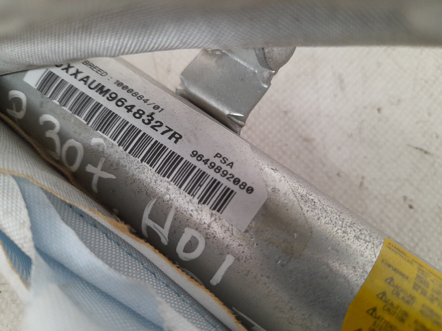 Right Curtain Airbag PEUGEOT 307 (3A/C) Imagem-2