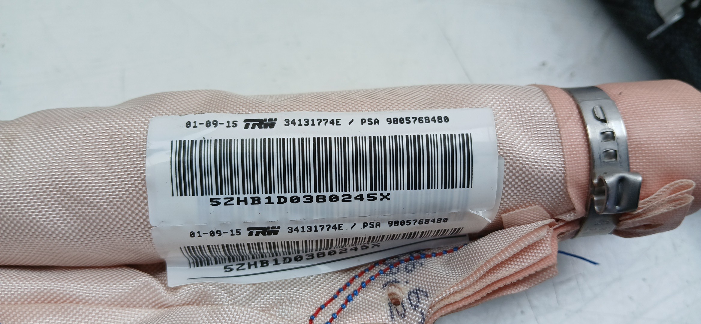 Left Curtain Airbag PEUGEOT 308 II Imagem-2