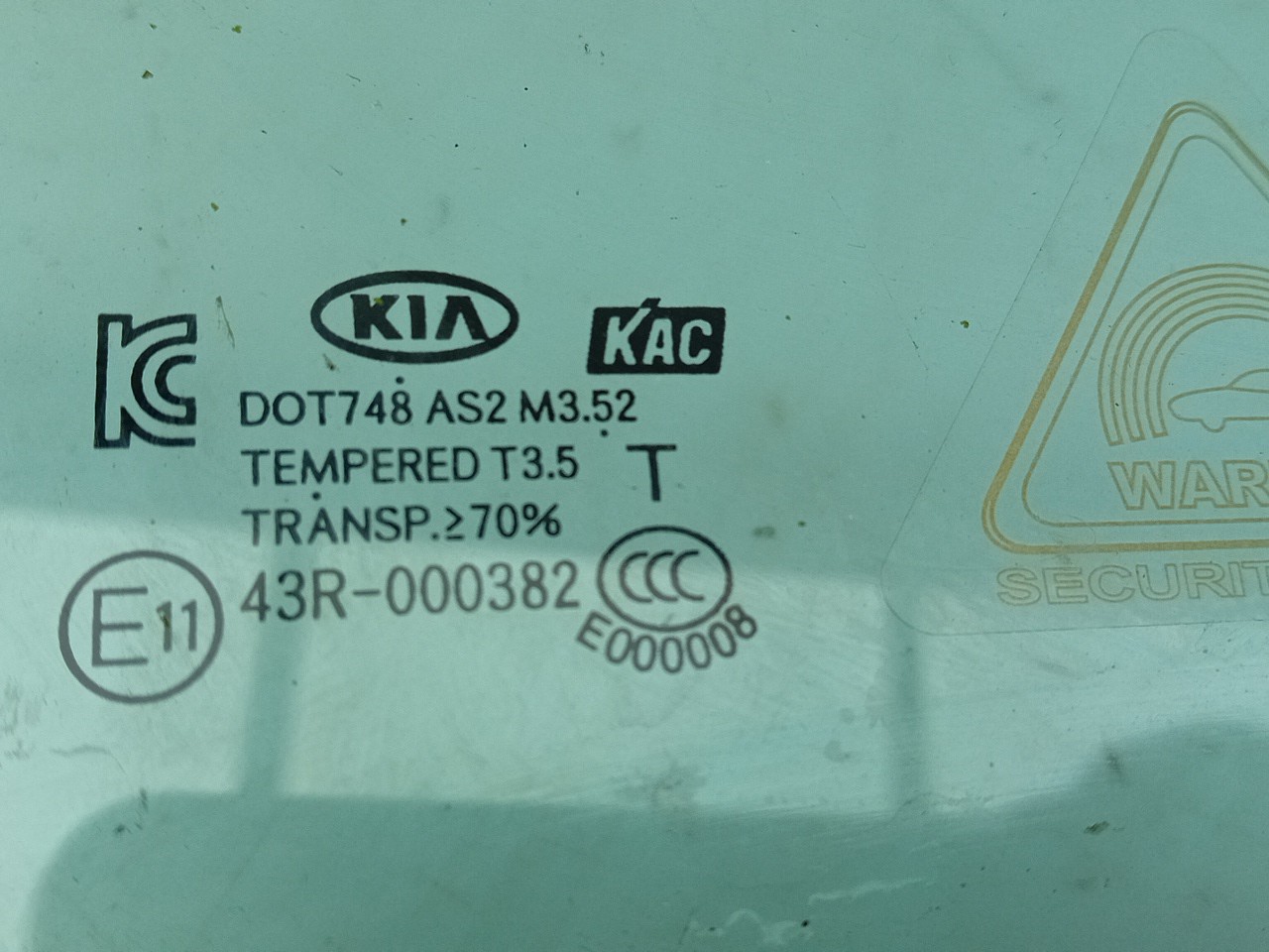 Vidro porta frente direita KIA Rio III (UB) Imagem-1