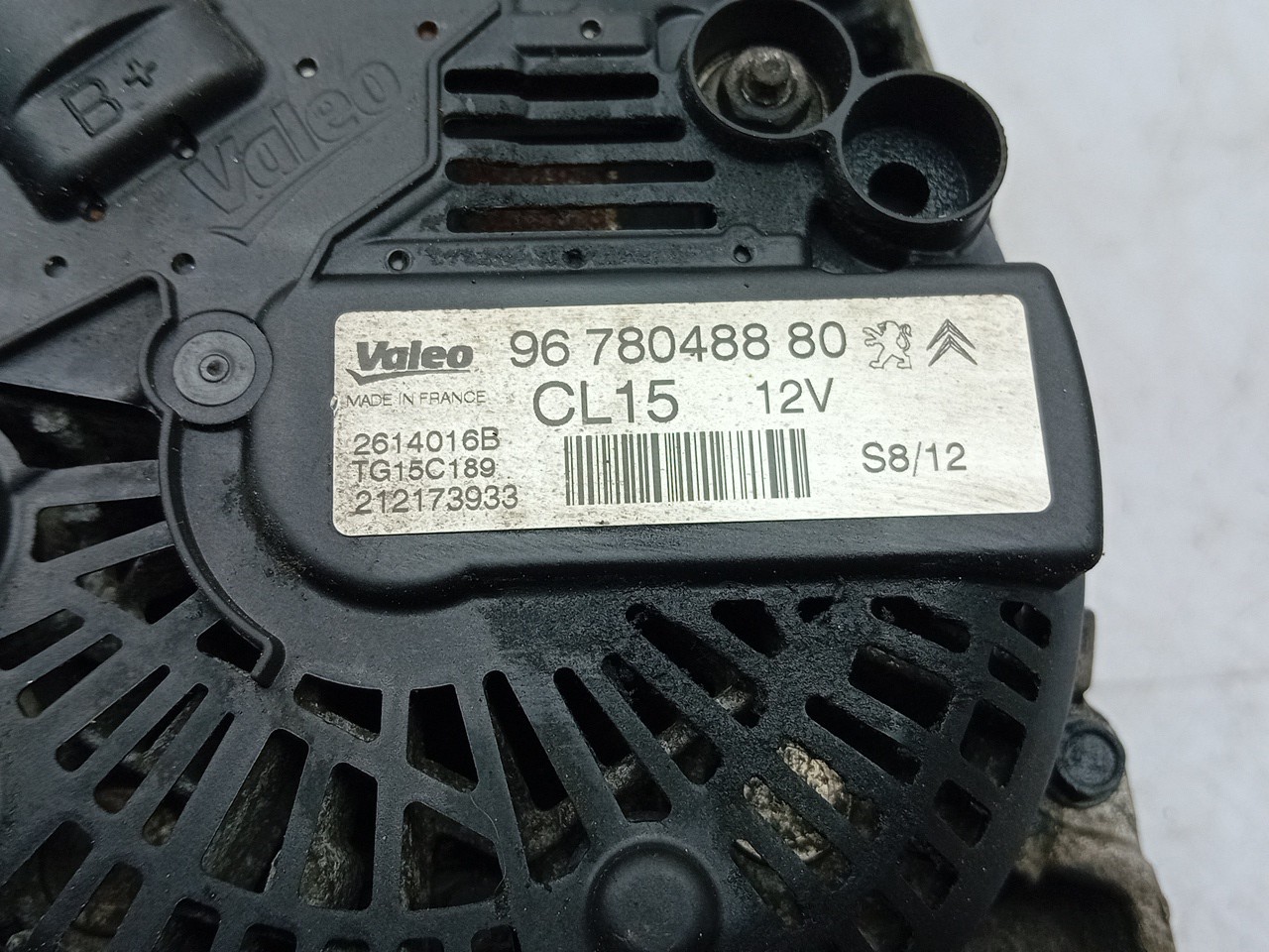 Alternator PEUGEOT 5008 I (0U_, 0E_) Imagem-4