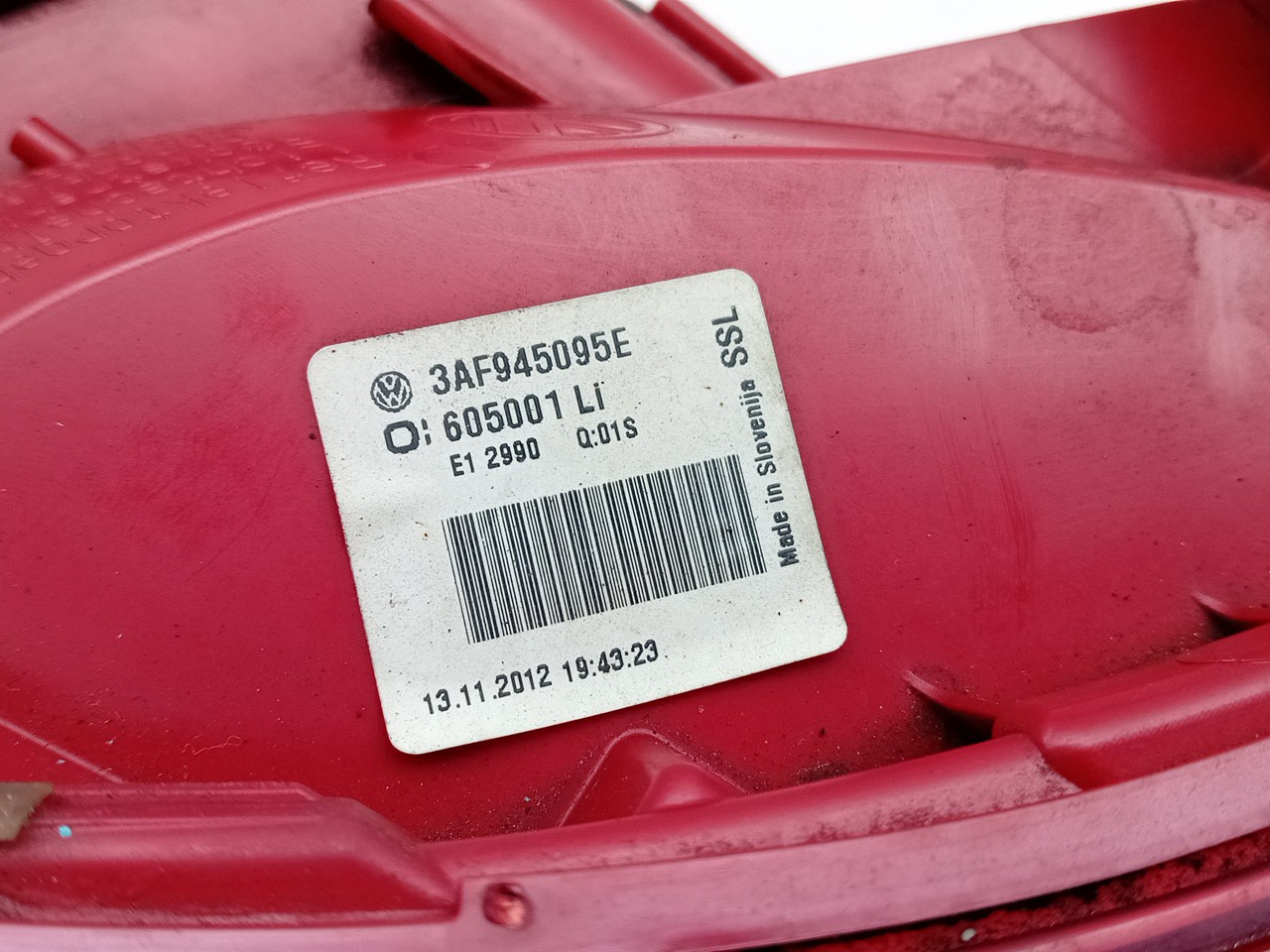 Left Tail light VOLKSWAGEN Passat Variant (365) Imagem-8