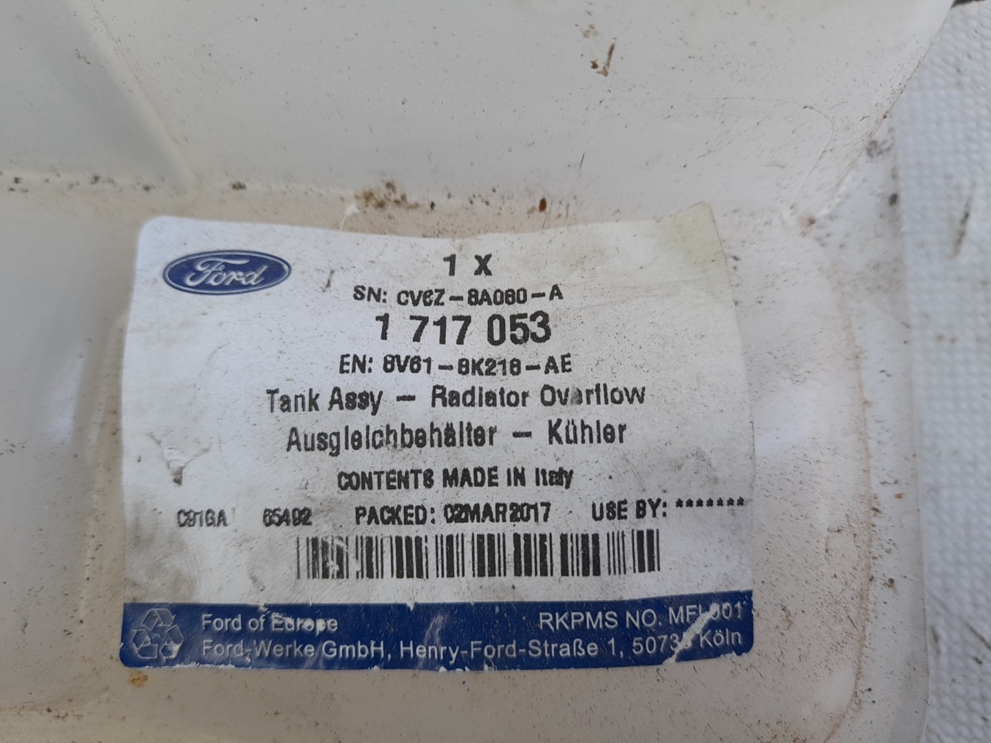 Coolant reservoir FORD Focus III Imagem-2