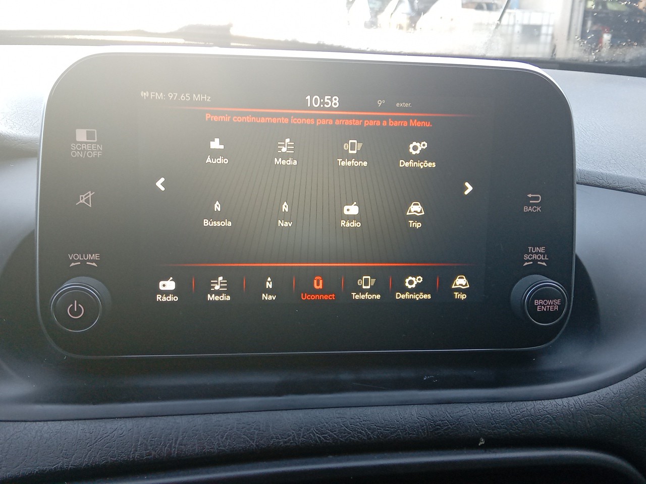 Display / schermo informazioni FIAT Tipo Sedan (356_) Imagem-1