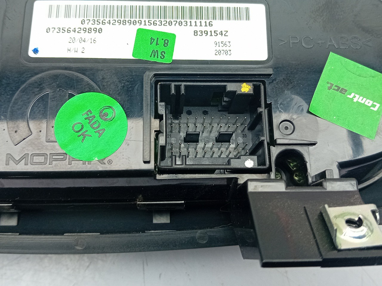 Pulsante / interruttore aria condizionata FIAT Tipo Sedan (356_) Imagem-3