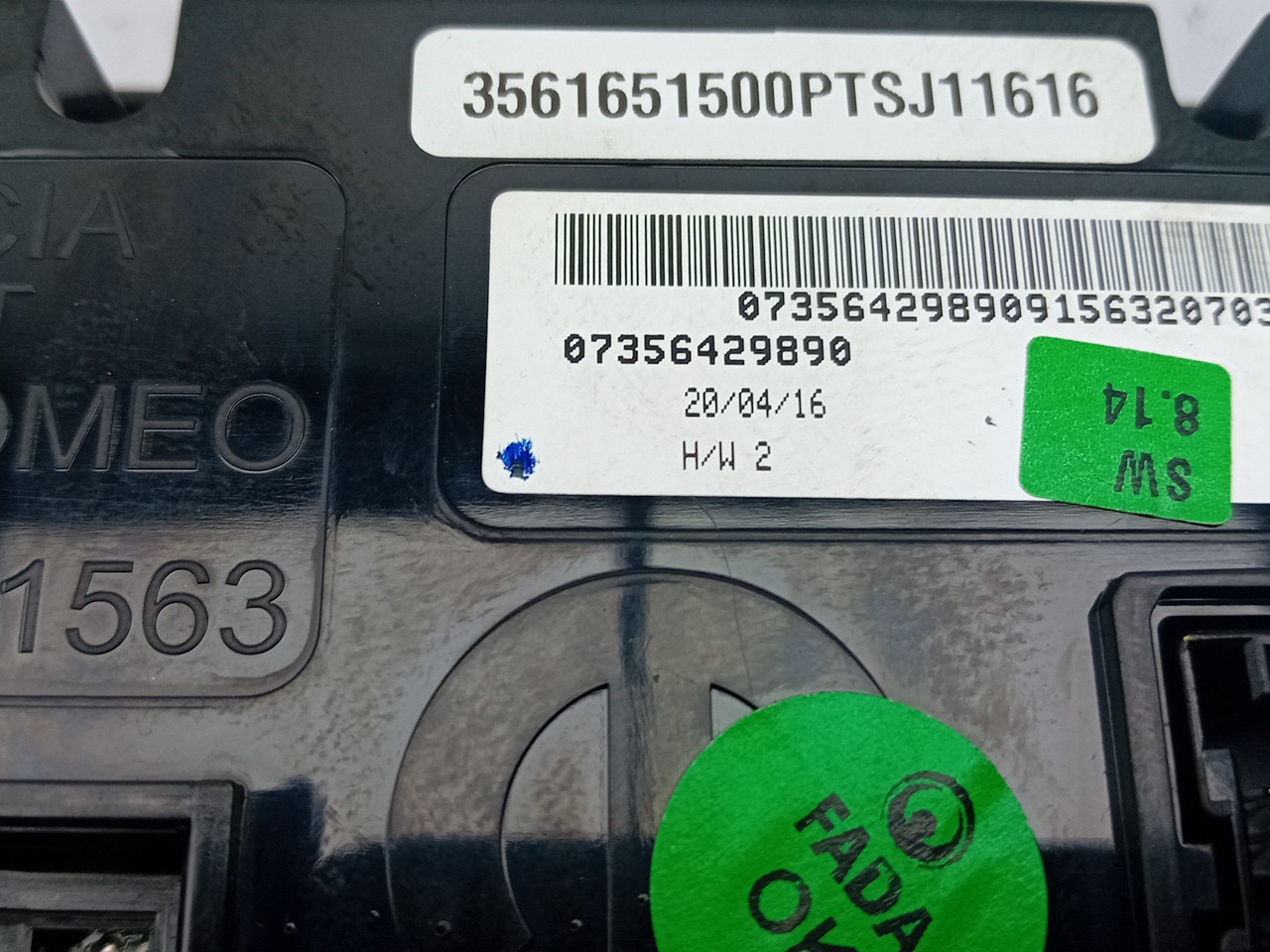 Pulsante / interruttore aria condizionata FIAT Tipo Sedan (356_) Imagem-4