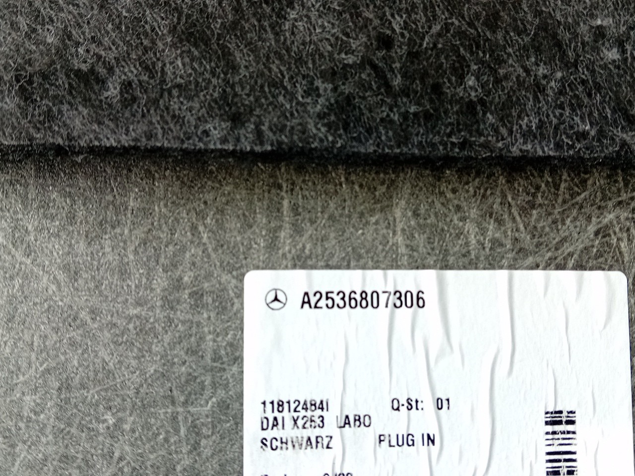 Trunk floor cover MERCEDES-BENZ GLC (X253) Imagem-2