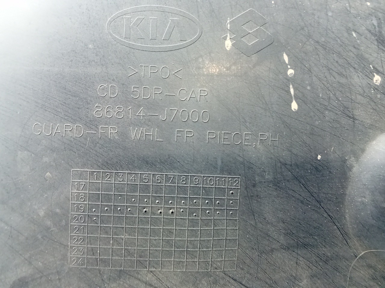 Passage de roue AV DR KIA Ceed (CD) Imagem-2