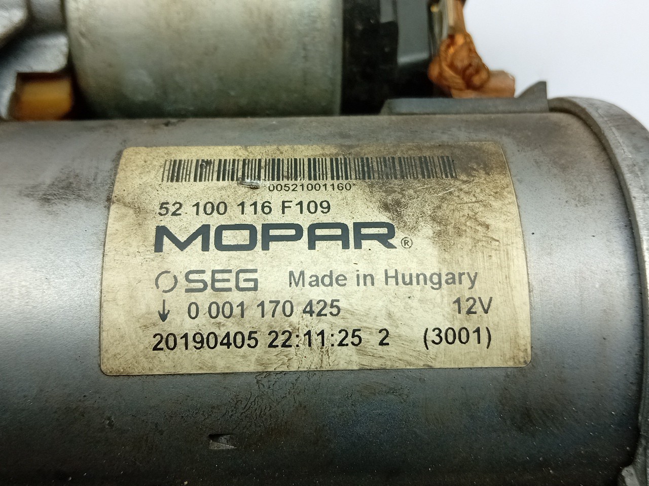 Starter Motor FIAT Tipo Sedan (356_) Imagem-3