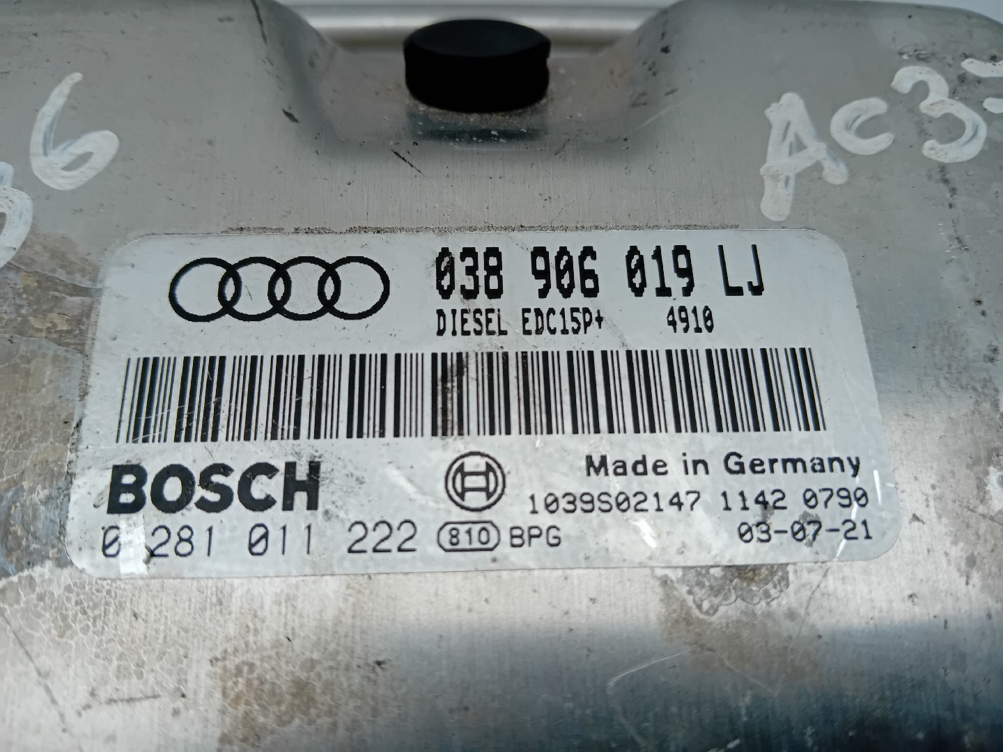 Centralina motor / ECU AUDI A4 Avant (8E5, B6) Imagem-3