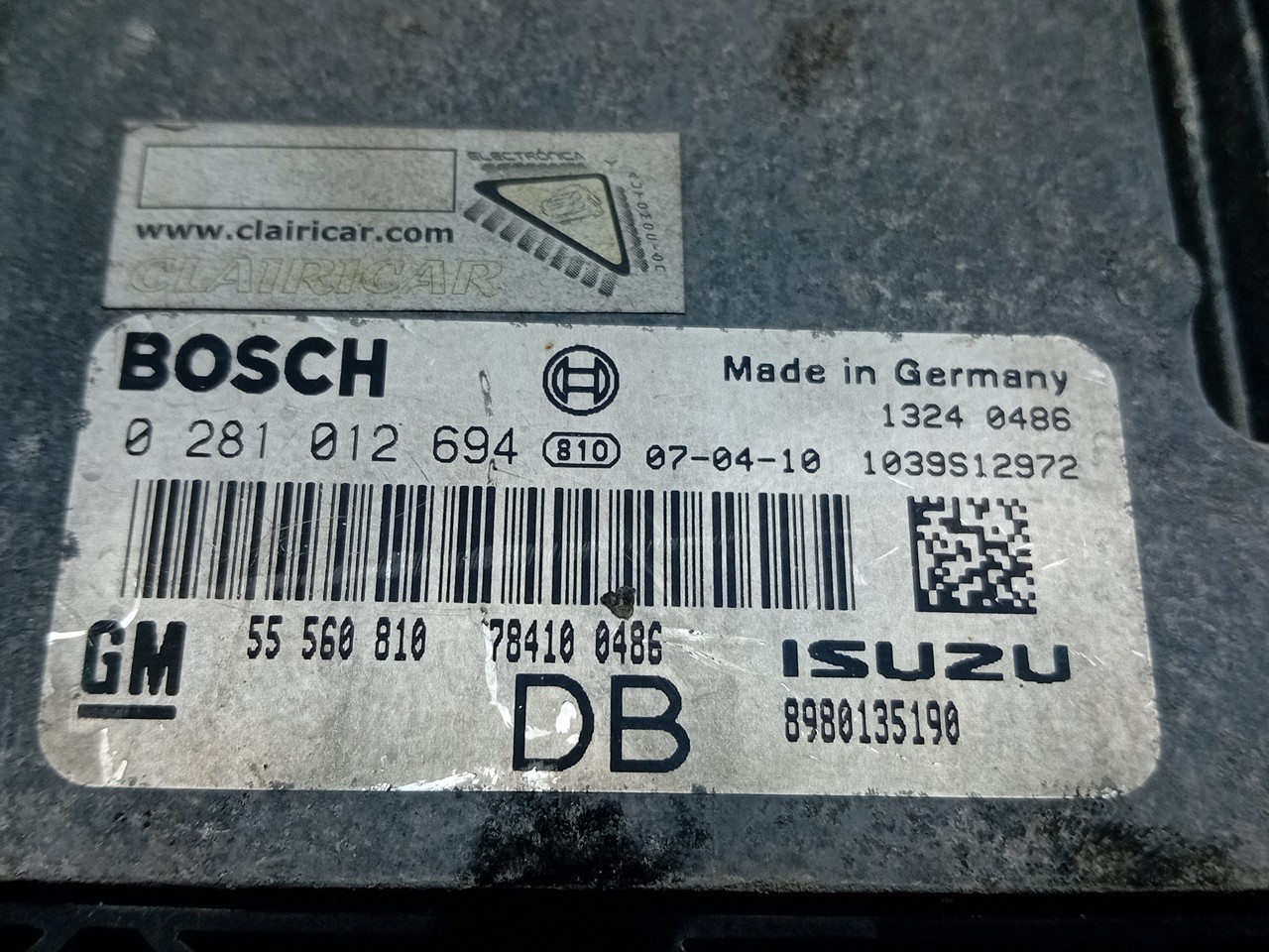 Centralina motor / ECU OPEL Astra H GTC (L08) Imagem-3