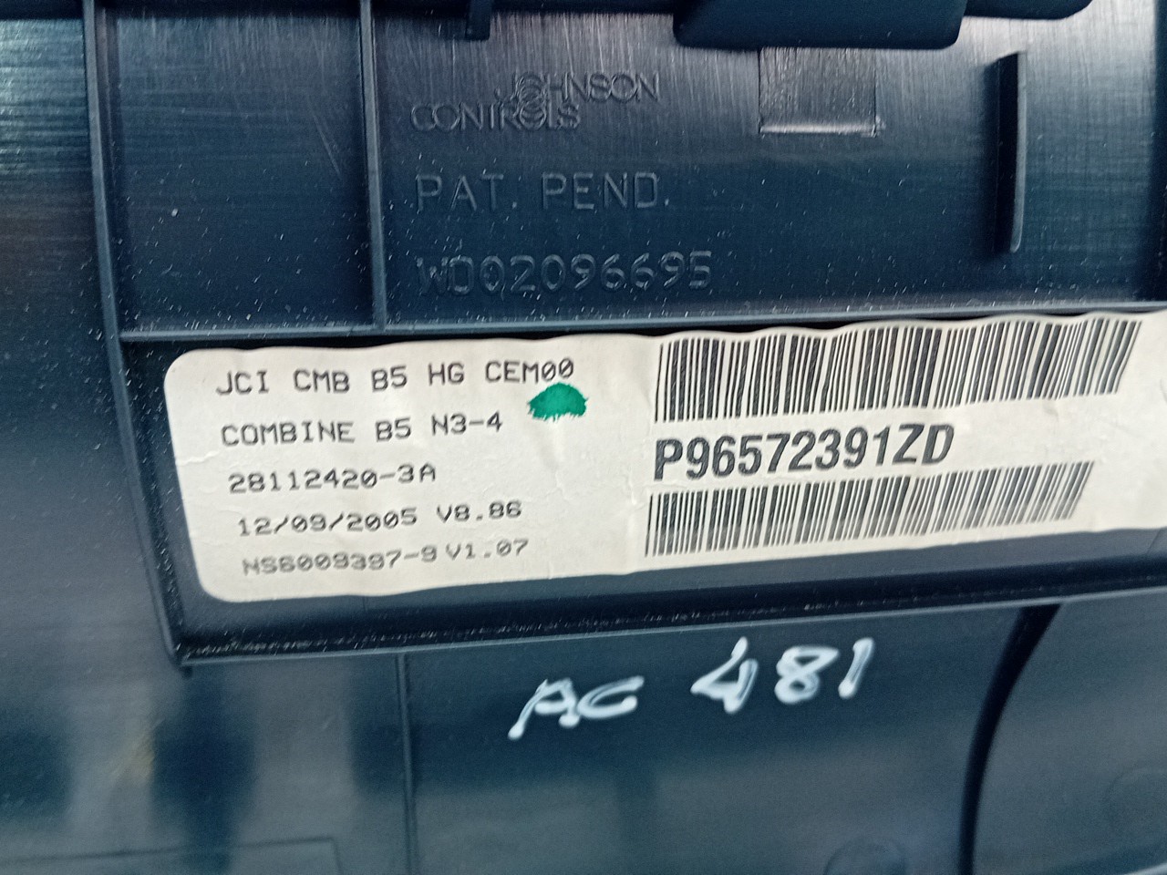 Instrument cluster CITROËN C4 I (LC_) Imagem-6