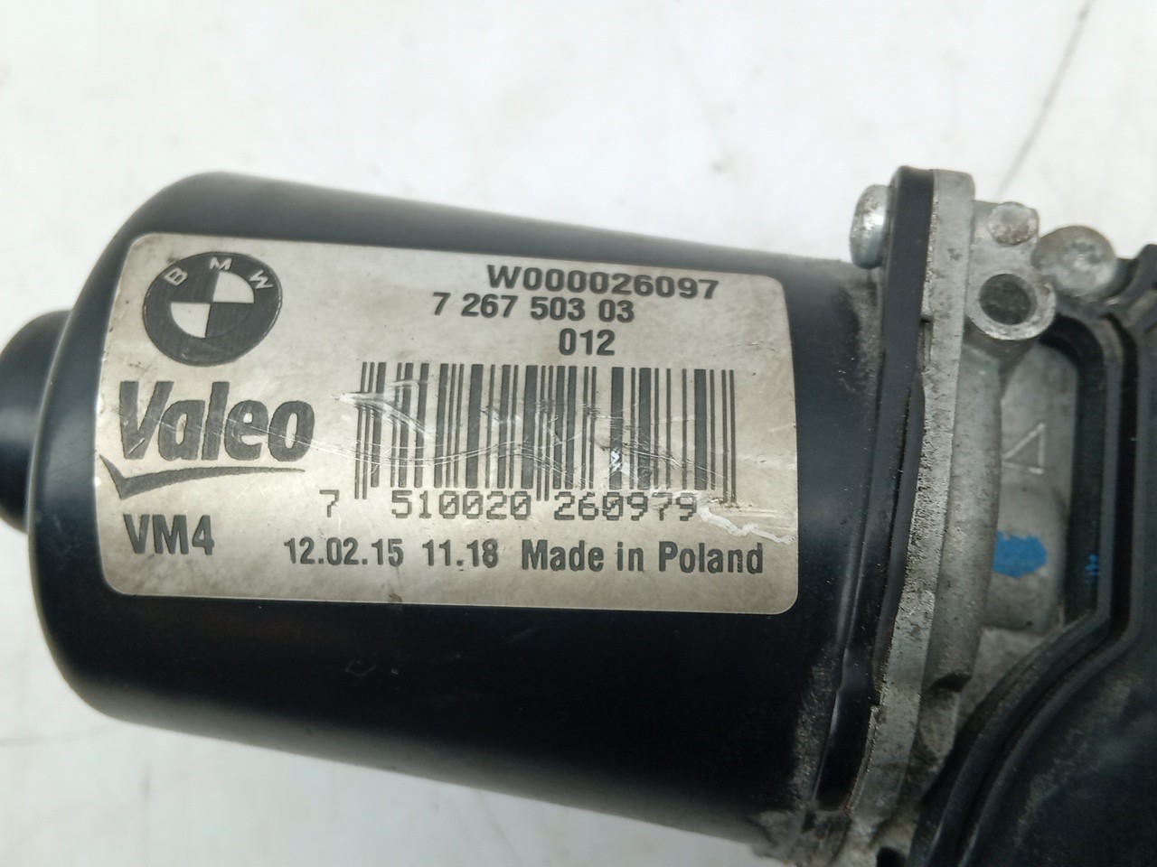 Motor limpiaparabrisas Frente BMW 1 (F20) Imagem-3