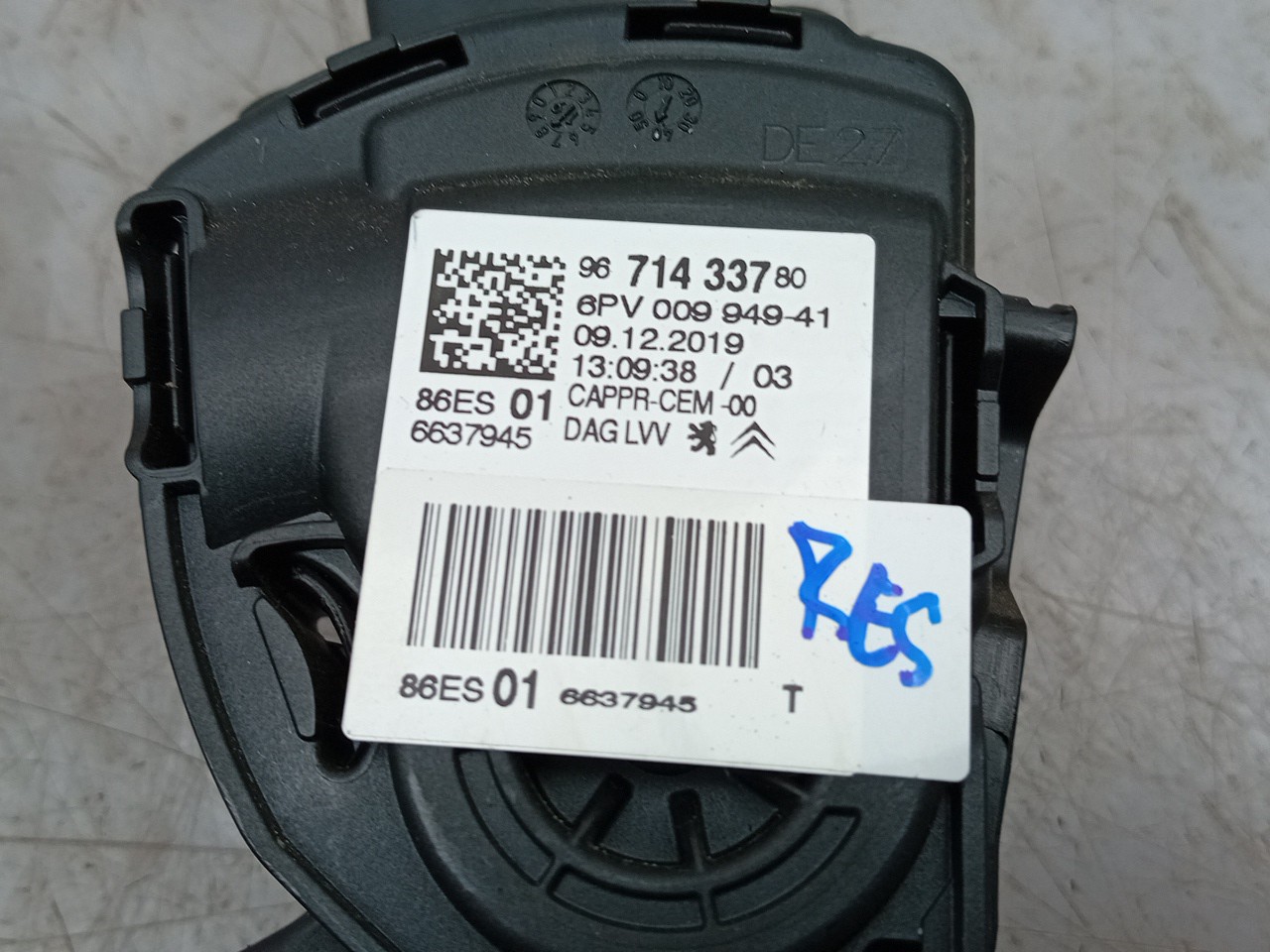 Pedal do acelerador CITROËN C3 III (SX) Imagem-3