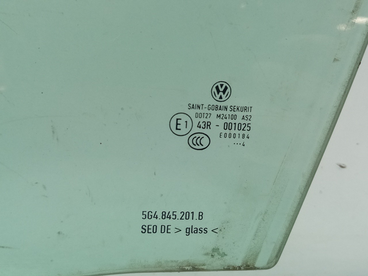 Vidrio puerta Delantero Izquierdo VOLKSWAGEN Golf VII Variant (BA5, BV5) Imagem-1
