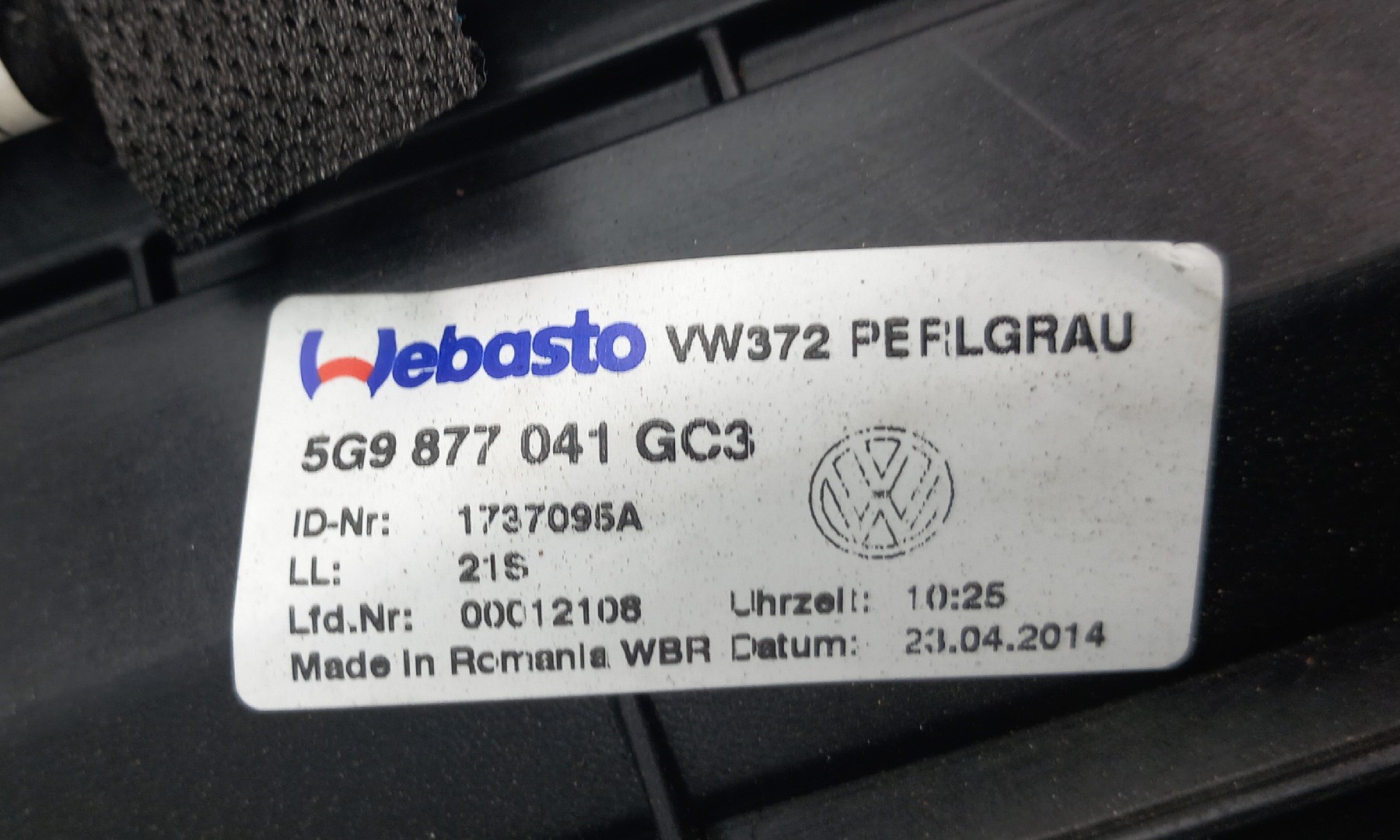 Techo solar VOLKSWAGEN Golf VII Variant (BA5, BV5) Imagem-6
