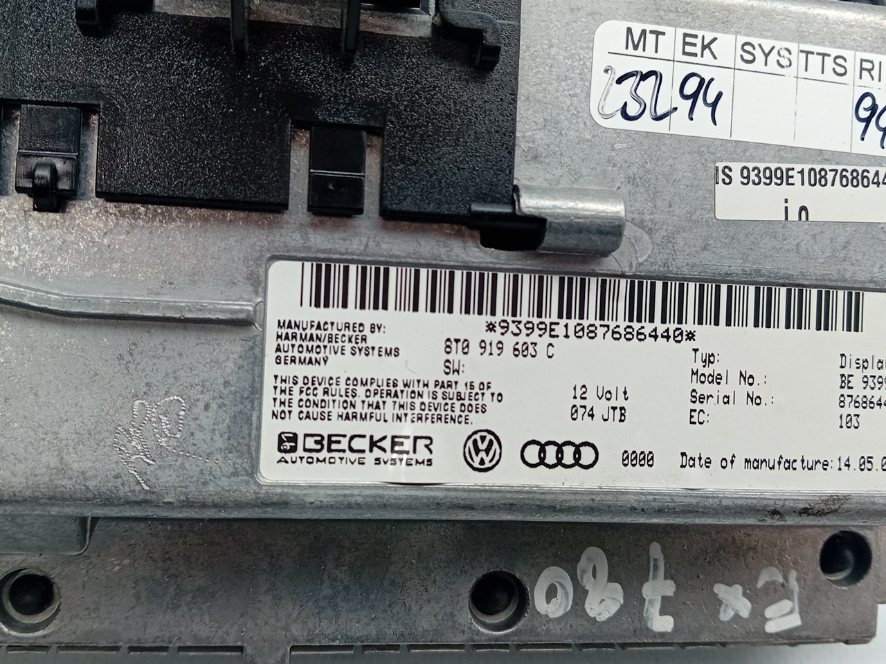 Pantalla / pantalla de información AUDI A5 (8T3) Imagem-5