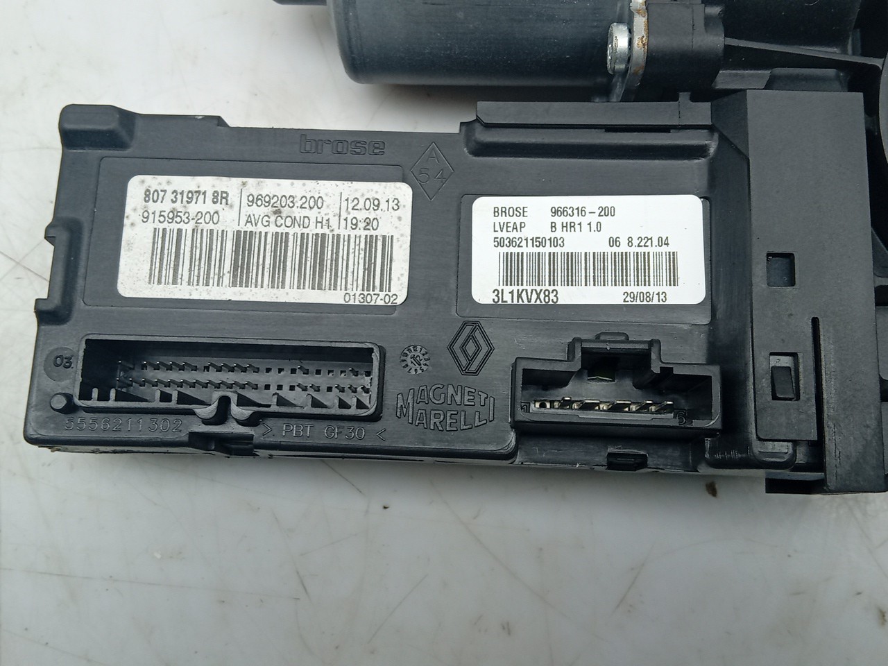 Front Left Window Motor RENAULT Scénic III (JZ0/1_) Imagem-2