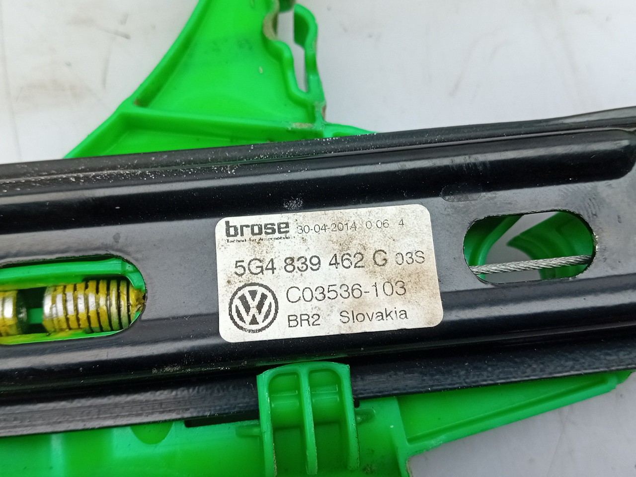 Right rear window regulator VOLKSWAGEN Golf VII Variant (BA5, BV5) Imagem-2