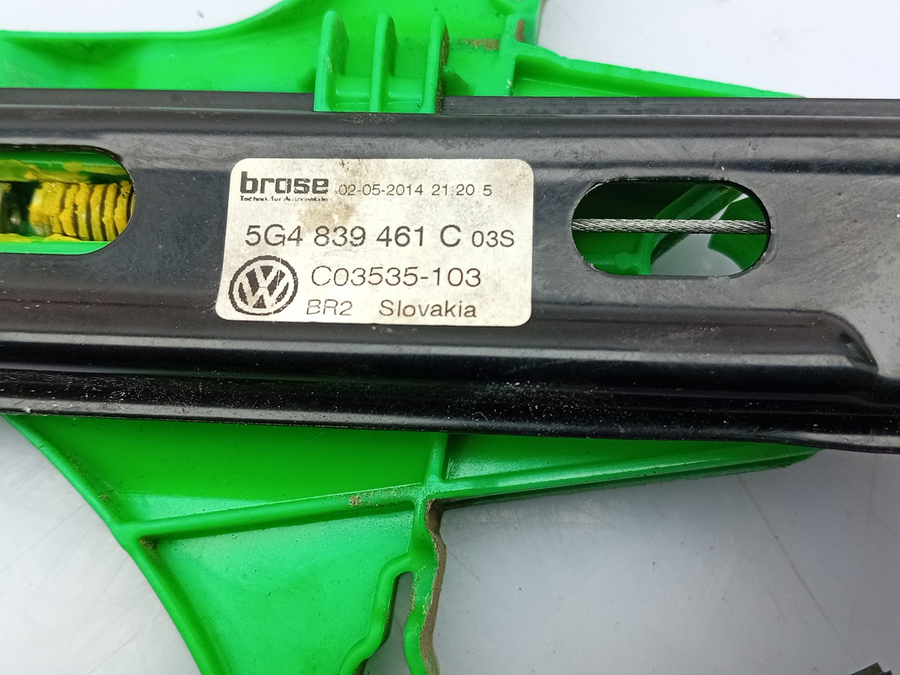 Left rear window regulator VOLKSWAGEN Golf VII Variant (BA5, BV5) Imagem-3