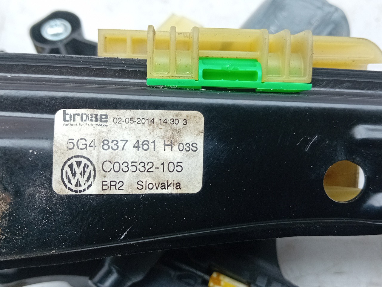 Lève-vitre avant gauche VOLKSWAGEN Golf VII Variant (BA5, BV5) Imagem-3