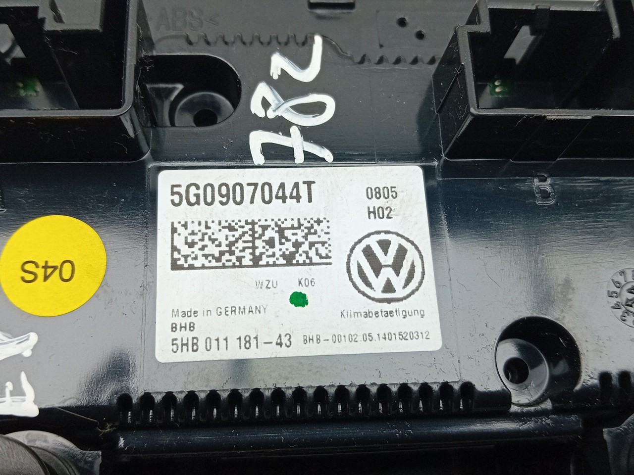 Botão / interruptor do AC VOLKSWAGEN Golf VII Variant (BA5, BV5) Imagem-4