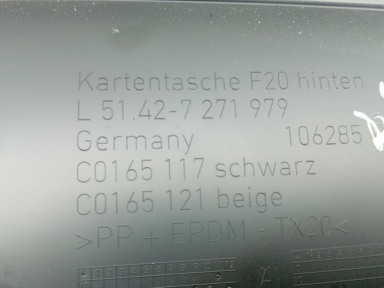 Panel puerta trasero izquierdo BMW 1 (F20) Imagem-2