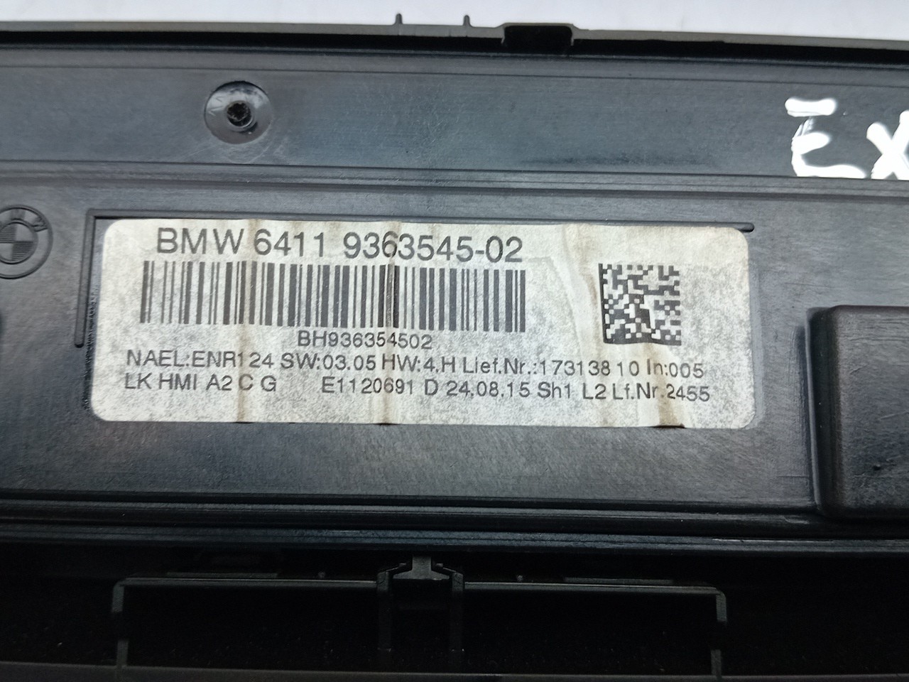 Botão / interruptor do AC BMW 1 (F20) Imagem-3