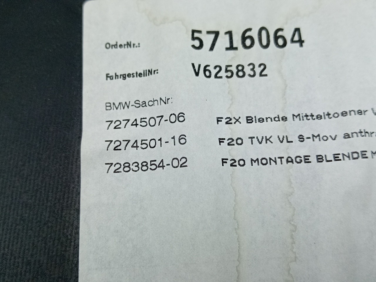 Panneau de porte avant gauche BMW 1 (F20) Imagem-2
