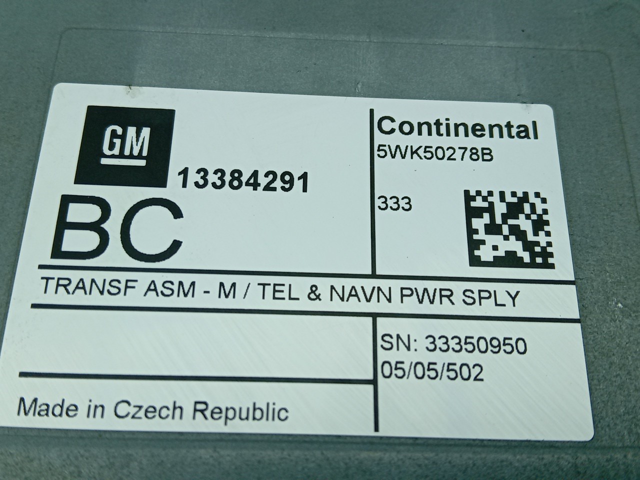 Generic Unit Module OPEL Insignia A Sports Tourer (G09) Imagem-3