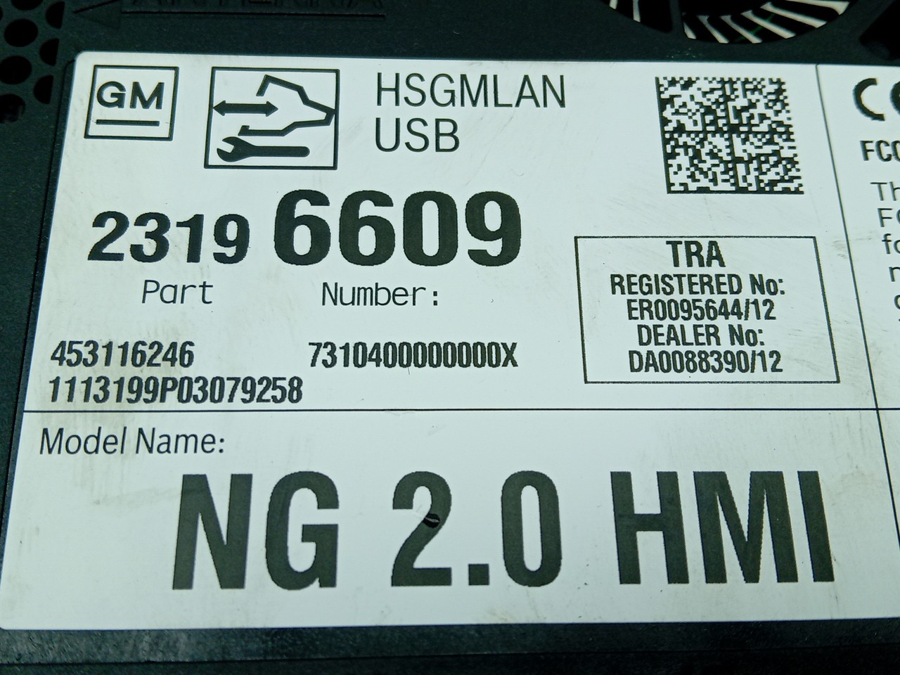 Generic Unit Module OPEL Insignia A Sports Tourer (G09) Imagem-4