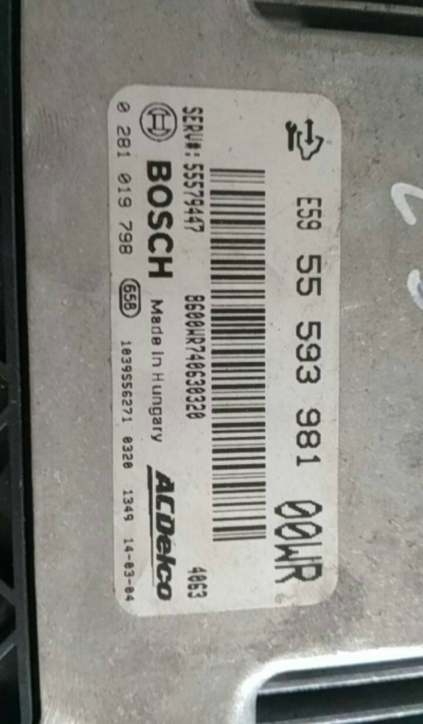 Centralina motor / ECU OPEL Corsa D Imagem-2