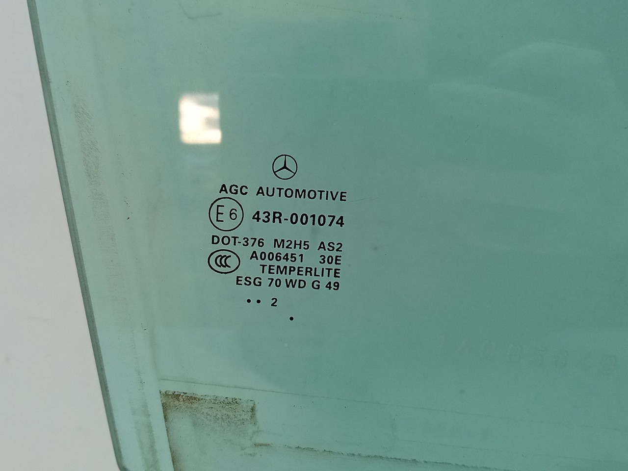 Vidro porta frente direita MERCEDES-BENZ Classe M (W166) Imagem-1