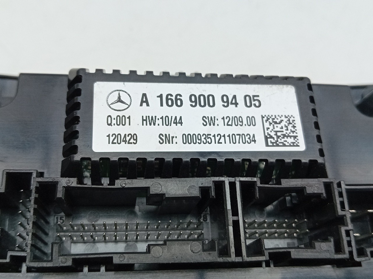Botão / interruptor do AC MERCEDES-BENZ Classe M (W166) Imagem-4