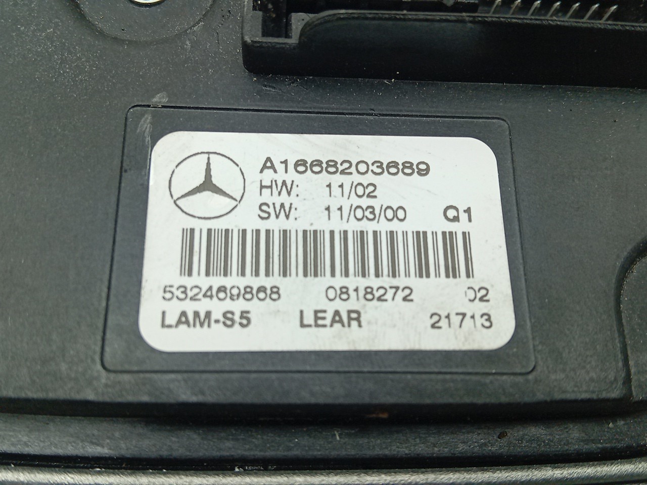 Centralina de luzes MERCEDES-BENZ Classe M (W166) Imagem-3