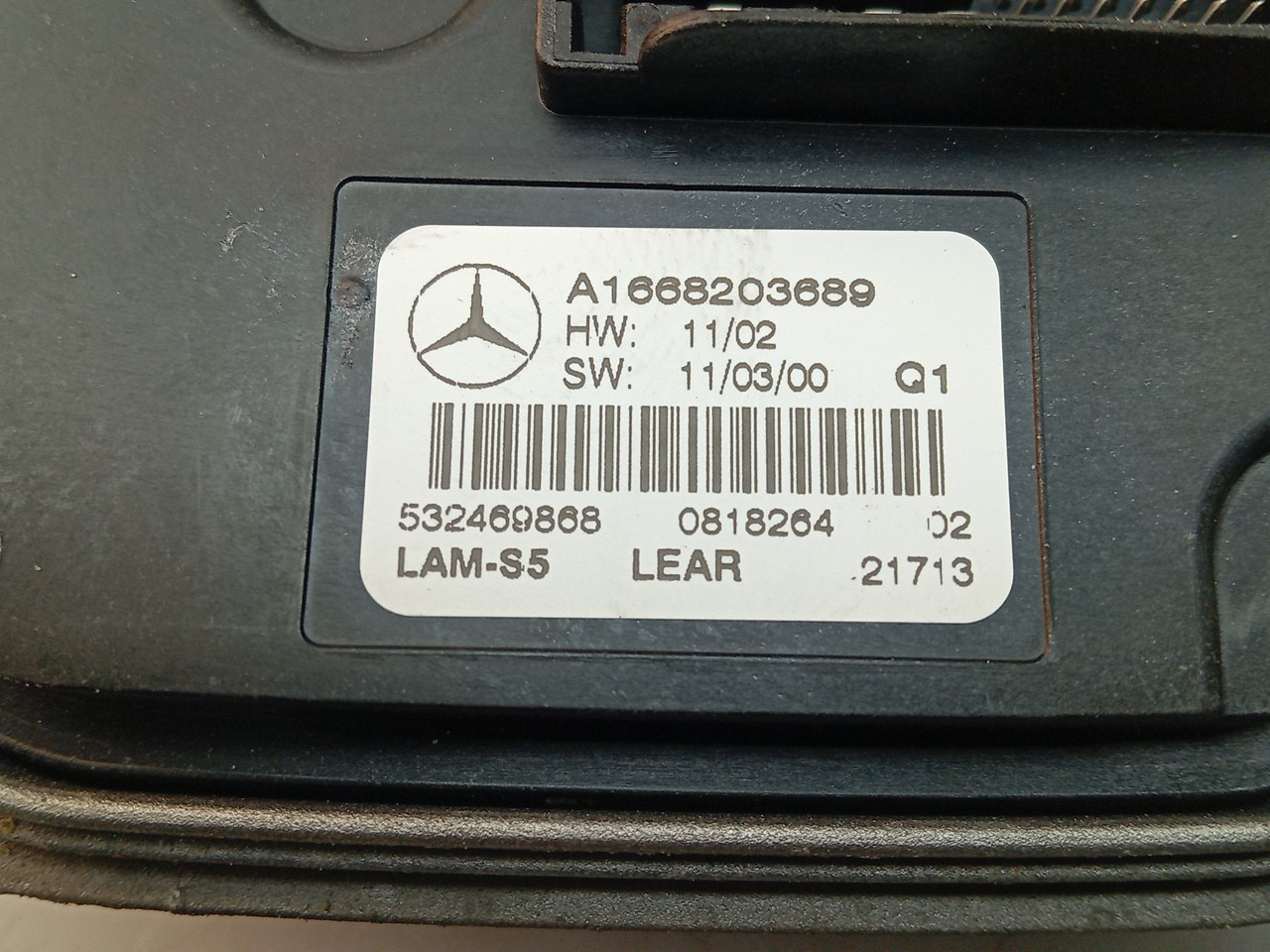 Centralita luces MERCEDES-BENZ Classe M (W166) Imagem-3