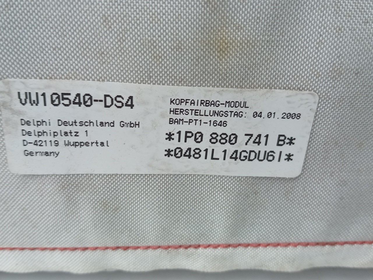Airbag a Tendina Sinistra SEAT Leon (1P1) Imagem-2