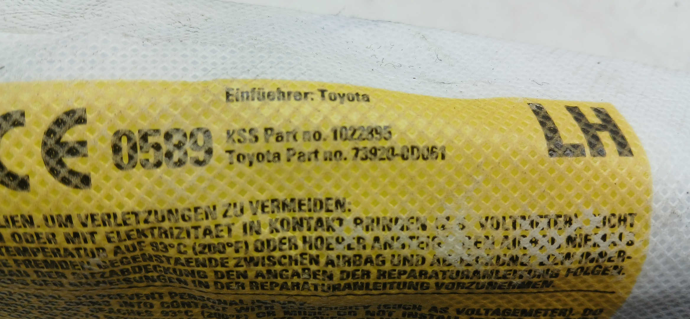 Airbag Izquierdo TOYOTA Yaris (_P13_) Imagem-3