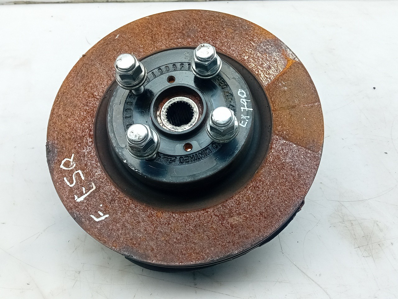 Left front steering knuckle