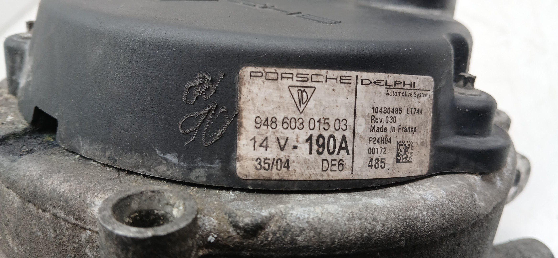 Alternador PORSCHE Cayenne (9PA) Imagem-4