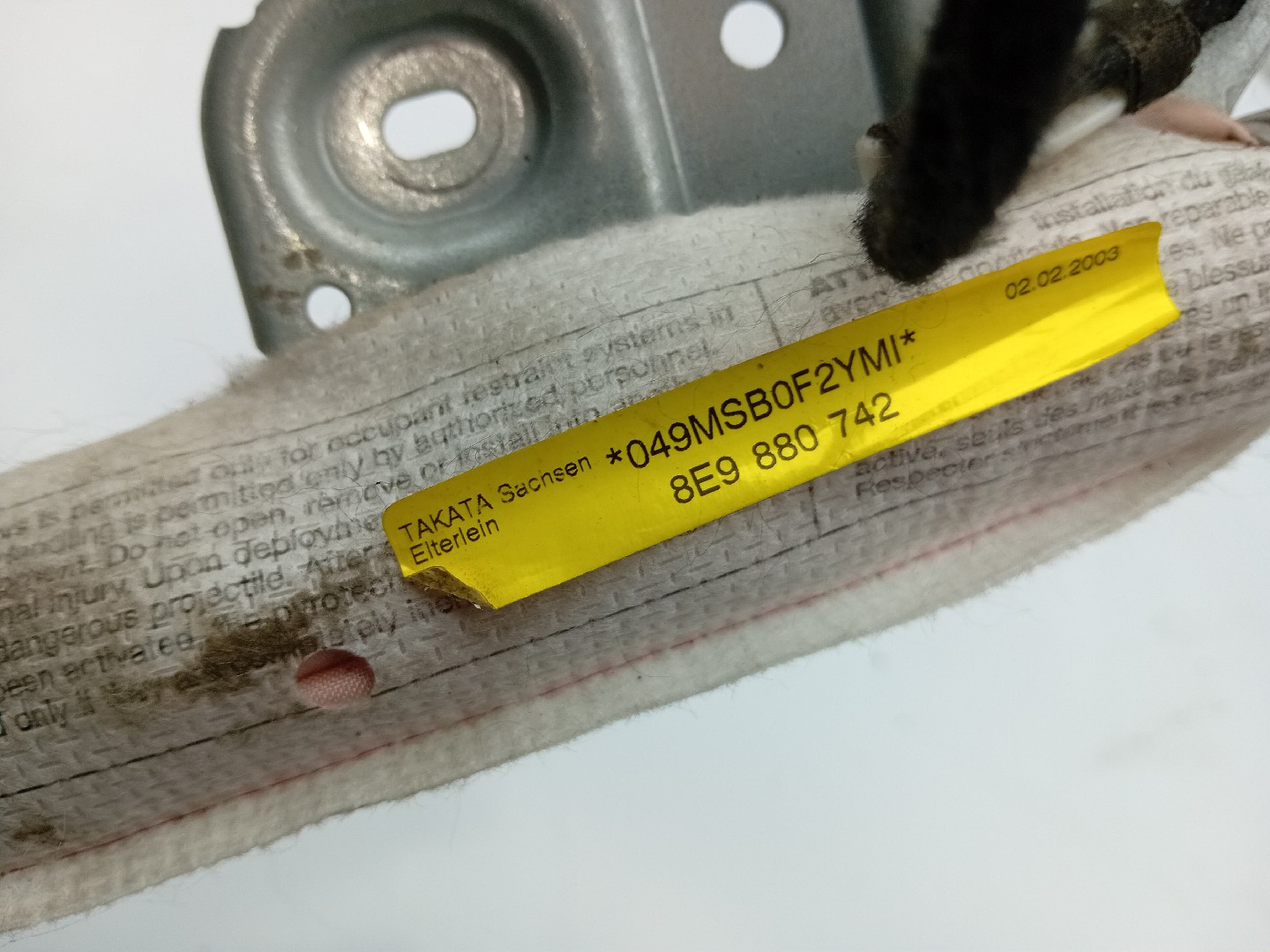 Right Curtain Airbag AUDI A4 Avant (8E5, B6) Imagem-2
