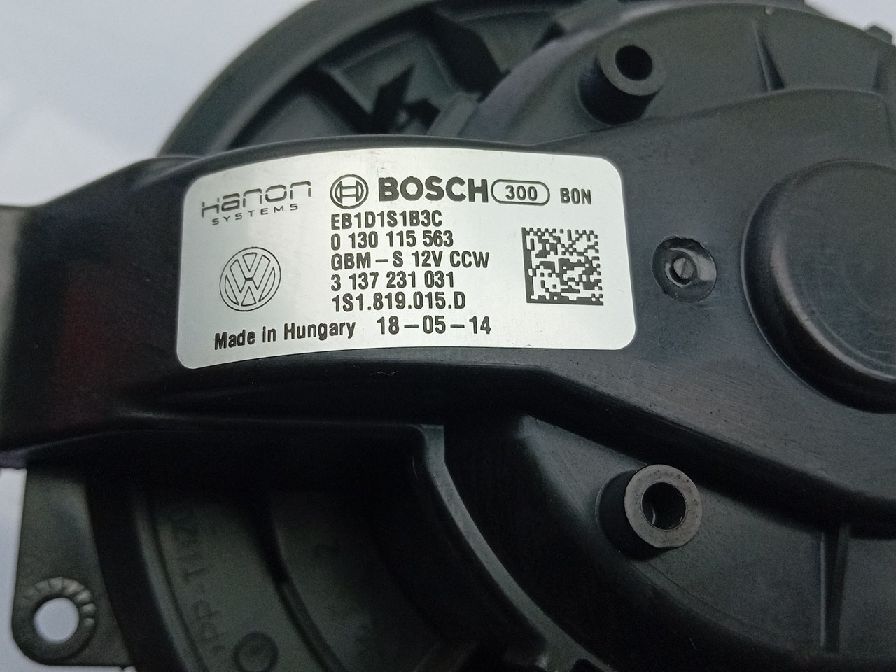 Heater Blower Motor VOLKSWAGEN Up Imagem-3
